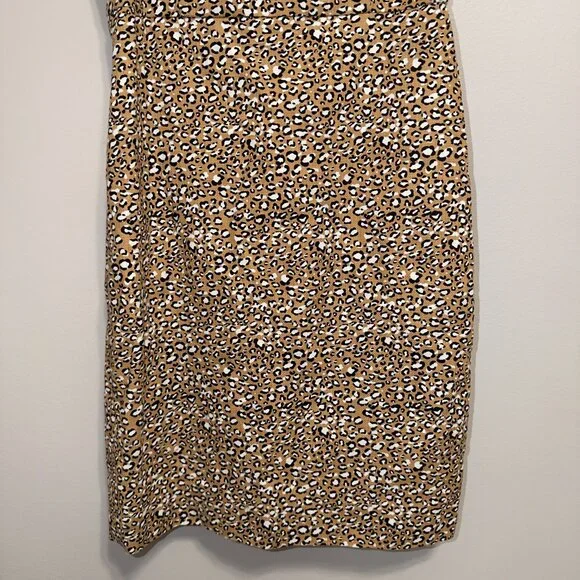 J.Crew Size 4 Leopard Print Sleeveless Sheath Dress - Picture 5 of 7